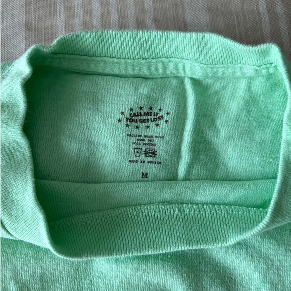 Golf Wang “Call Me If You Get Lost” T-shirt, size M, Mint Green color - Picture 3 of 4